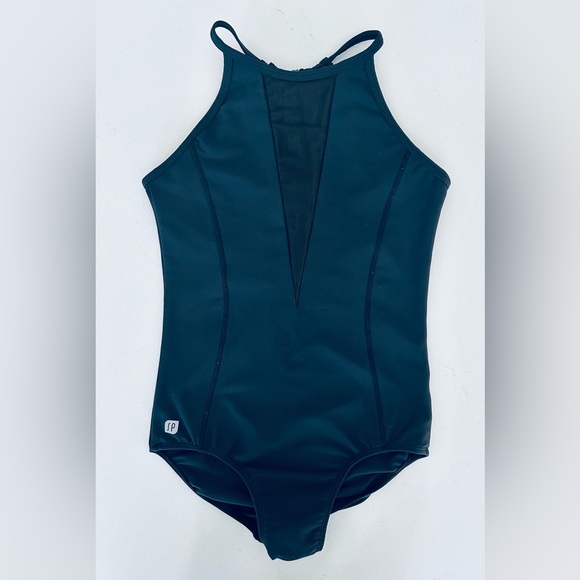 Sylvia P girls Leotard black - Picture 1 of 5